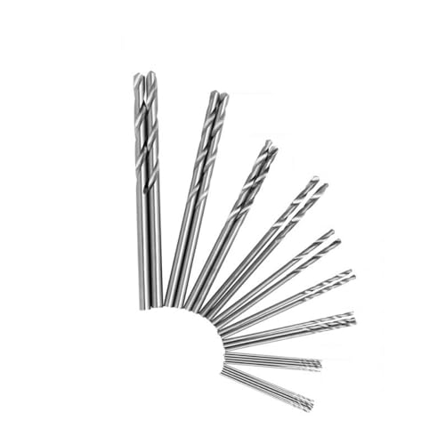 Wambere 1 Satz Spiralbohrer-Set aus Hochgeschwindigkeitsstahl Holzbohrer-Set Metallbohrer Bohrer Set Verschiedene Größen für Holz Kunststoff Dünne Aluminiumplatten bis 5 mm und Andere,Silber B,25pcs von Wambere