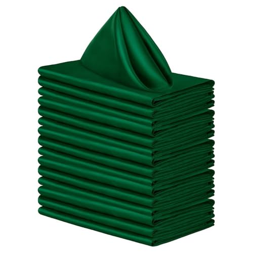 Wambere 12 Stück Stoffservietten Servietten Quadratisch,Wiederverwendbare Napkins Cloth,Waschbare Servietten Stoff,Tischdekoration für Indoor Outdoor Partys Hochzeit Geburtstag Familie,Grün,50x50cm Wambere 12 Stück Stoffservietten Servietten Quadratisch,Wiederverwendbare Napkins Cloth,Waschbare Servietten Stoff,Tischdekoration für Indoor Outdoor Partys Hochzeit Geburtstag Familie,Grün,50x50cm von Wambere