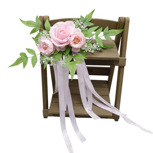 Wambere 6 Stück Stuhllehne-Blume,Hochzeits-Stuhl-Rücken-Blumen,Hochzeitsstuhl-Dekoration,Stuhllehnen-Blumendekoration,Stuhllehne dekorative Blumen, für Hochzeit,Zuhause,Party-DekorationRosa Wambere 6 Stück Stuhllehne-Blume,Hochzeits-Stuhl-Rücken-Blumen,Hochzeitsstuhl-Dekoration,Stuhllehnen-Blumendekoration,Stuhllehne dekorative Blumen, für Hochzeit,Zuhause,Party-DekorationRosa von Wambere