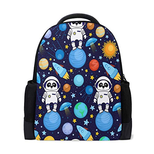 Cartoon Space Panda Reise Laptop Rucksack Schule Büchertasche Rocket Planet Animal Causal Daypack Outdoor Business Wanderrucksäcke Camping Schultertaschen für Studenten Frauen Herren Cartoon Space Panda Reise Laptop Rucksack Schule Büchertasche Rocket Planet Animal Causal Daypack Outdoor Business Wanderrucksäcke Camping Schultertaschen für Studenten Frauen Herren von Wamika