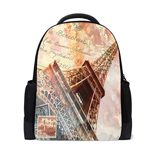Paris Eiffelturm Reise Laptop Rucksack Schule Buch Tasche Europa Landschaft Freizeit Daypack Outdoor Business Wanderrucksäcke Camping Schultertaschen für Studenten Frauen Herren Paris Eiffelturm Reise Laptop Rucksack Schule Buch Tasche Europa Landschaft Freizeit Daypack Outdoor Business Wanderrucksäcke Camping Schultertaschen für Studenten Frauen Herren von Wamika