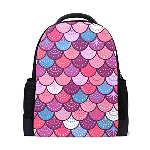 Pink Meerjungfrau-Waage Reise Laptop Rucksack Schule Buch Tasche Fantasy Ocean Fish Waales Causal Daypack Outdoor Business Wanderrucksäcke Camping Schultertaschen für Studenten Frauen Herren Pink Meerjungfrau-Waage Reise Laptop Rucksack Schule Buch Tasche Fantasy Ocean Fish Waales Causal Daypack Outdoor Business Wanderrucksäcke Camping Schultertaschen für Studenten Frauen Herren von Wamika