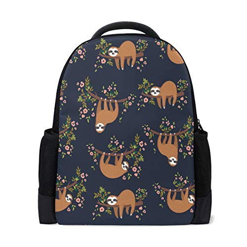 Rucksack mit niedlichem Faultier auf Baum, Reisen, Laptop, Schule, Bücher, Tasche, Outdoor, Business, Wandern, Rucksäcke für Studenten, Damen, Herren von Fender