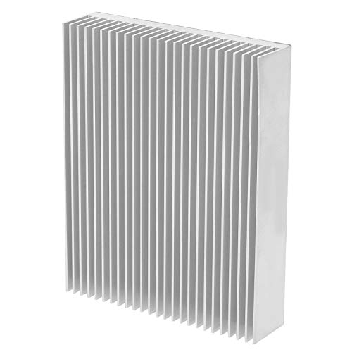 Aluminium-Kühlkörper-Kit mit wärmeleitendem Klebeband Silbernes Kühler-Kühlmodul-Kühlerblech für Router, CPUs, PCBs, Netzteile von WanRomJun
