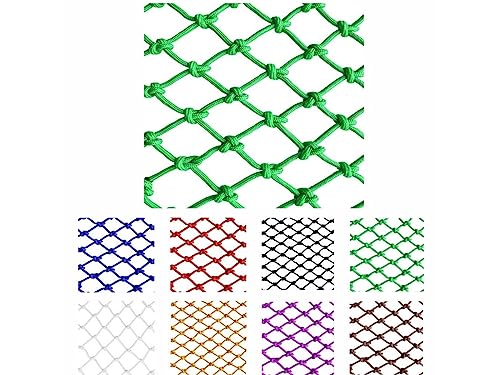 Grün Seilnetz,Kinder Sicherheitsnetz Treppenschutznetz Baby Balkon Geländer Treppenhaus Schutznetz Treppengeländer Mesh-Schutznetz für Kinder Haustiere,Die Farbe Größe Kann Angepasst Werden von WanRomJun