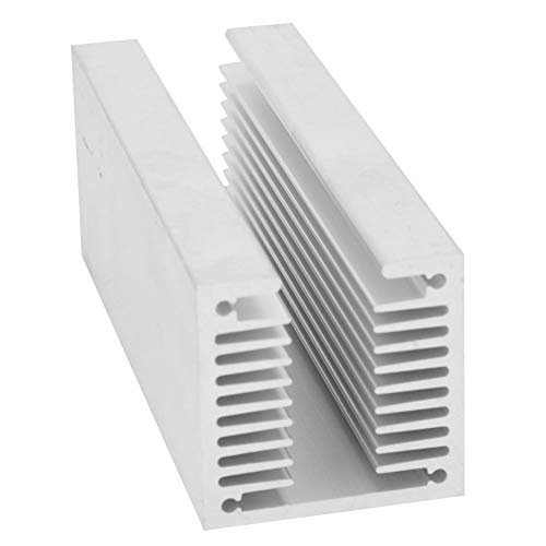 Silber-Aluminium-Kühlkörper 100 x 40 x 40 mm Kühlkörper U-Typ TO-3P-Kühlkörper für Elektrogeräte, Elektronik usw. von WanRomJun