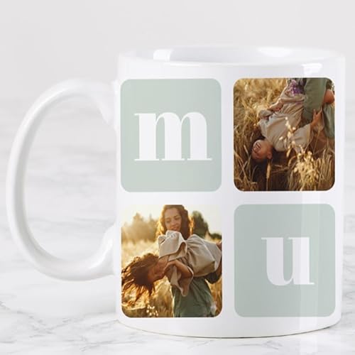 Wanapix | Mama Tasse Personalisiert | Geschenke für Mama | 325ml | Mutter Geschenke | Muttertagsgeschenk | Foto Mum von Wanapix