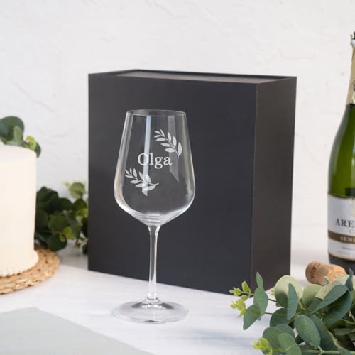 Wanapix | Personalisierte Weingläser | Inklusive Präsentationsetui | Gravierten Weinglas | Böhmisches Kristall | Originelles Geschenk für Paare | Jahrestag | 45cl. | Name Wanapix | Personalisierte Weingläser | Inklusive Präsentationsetui | Gravierten Weinglas | Böhmisches Kristall | Originelles Geschenk für Paare | Jahrestag | 45cl. | Name von Wanapix