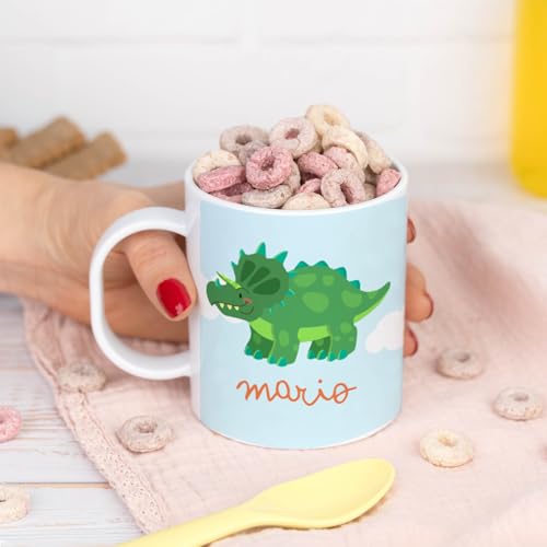 Wanapix |Unzerbrechliche Plastiktasse mit Namen für Kinder | personalisiert Trinkbecher | Unzerbrechliche Tasse | Schule - Kindergarten | BPA freier | 325 ml | Dinosaurier Wanapix |Unzerbrechliche Plastiktasse mit Namen für Kinder | personalisiert Trinkbecher | Unzerbrechliche Tasse | Schule - Kindergarten | BPA freier | 325 ml | Dinosaurier von Wanapix