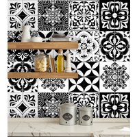 Fliesenaufkleber "Patchwork Morocco", 10 Stück von WandAkzenteShop