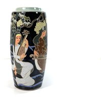 Vintage Dona Artexport Saigon Vase - Motiv Musizierende Frauen Blumenvase Vietnam -1960Er Vintage Dona Artexport Saigon Vase - Motiv Musizierende Frauen Blumenvase Vietnam -1960Er von Wandabazaa