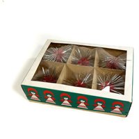 Vintage Glitter - Weihnachtsdekoration Baumkugeln Dekoration Glitterkugel 6X Strahlenbälle Xmas Deutschland 1950-60Er Vintage Glitter - Weihnachtsdekoration Baumkugeln Dekoration Glitterkugel 6X Strahlenbälle Xmas Deutschland 1950-60Er von Wandabazaa