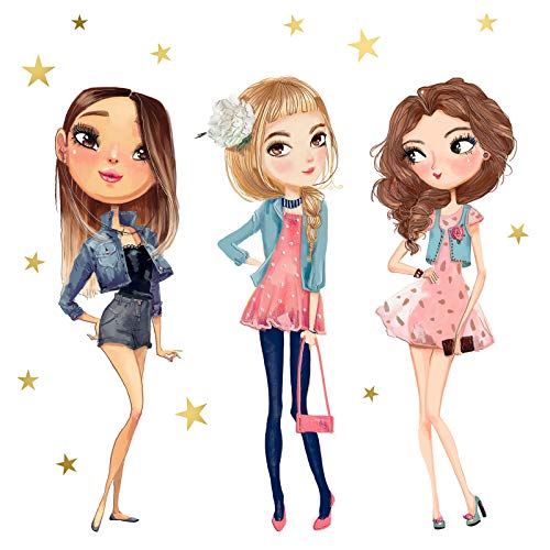 Little Deco Wandtattoo Mädchen Sterne I A4-21 x 29,7 cm I Wandbilder Kinderzimmer Mädchen Babyzimmer Deko Aufkleber Sticker Mädchenzimmer Wandsticker Kinder DL172 Little Deco Wandtattoo Mädchen Sterne I A4-21 x 29,7 cm I Wandbilder Kinderzimmer Mädchen Babyzimmer Deko Aufkleber Sticker Mädchenzimmer Wandsticker Kinder DL172 von Wandaro