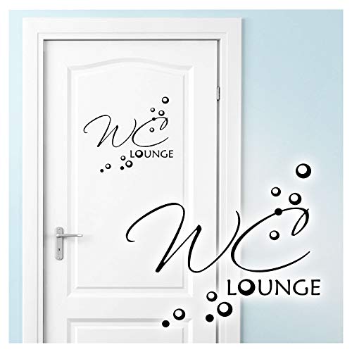 Wandaro W3332 Wandtattoo WC Aufkleber WC Lounge violett von Wandaro