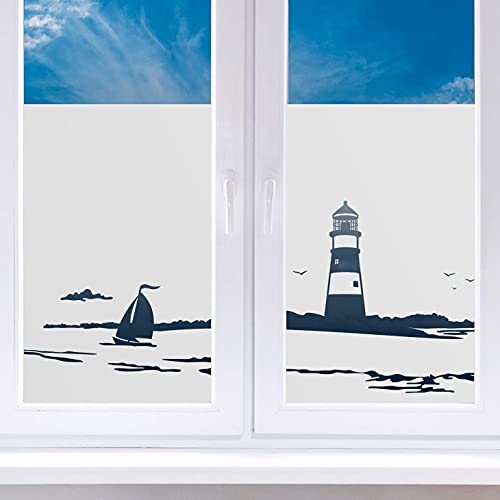 Wandaro Sichtschutzfolien I Motiv 19: Leuchtturm I Wohnzimmer Schlafzimmer Zimmer Fensterfolie Fenster Fenstersticker Milchglas Folie W3371 Wandaro Sichtschutzfolien I Motiv 19: Leuchtturm I Wohnzimmer Schlafzimmer Zimmer Fensterfolie Fenster Fenstersticker Milchglas Folie W3371 von Wandaro