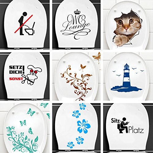 Wandaro W3379 Wandtattoo Verschiedene WC Aufkleber Motiv 4 beige Wandaro W3379 Wandtattoo Verschiedene WC Aufkleber Motiv 4 beige von Wandaro