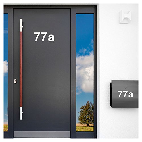 Wandaro Wandtattoo Selbstklebende Zahlen Aufkleber Hausnummer I weiß Höhe 4 cm Zeichen d I Buchstaben Ziffern Tür Eingang Türbeschriftung Briefkasten W3396 Wandaro Wandtattoo Selbstklebende Zahlen Aufkleber Hausnummer I weiß Höhe 4 cm Zeichen d I Buchstaben Ziffern Tür Eingang Türbeschriftung Briefkasten W3396 von Wandaro