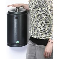 VAR® Wandascher, Stahlblech, 15 Liter, antiksilber von VAR®