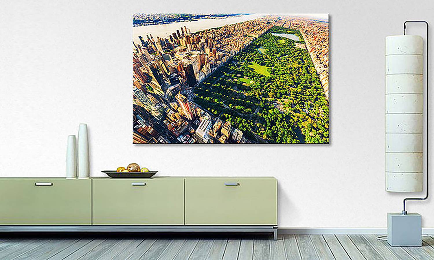 Leinwandbild Central Park von WandbilderXXL