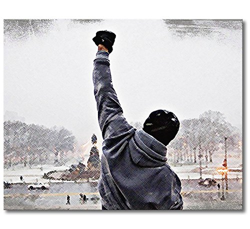 WandbilderXXL ® Leinwandbild "Rocky Moment" 100x80cm - in 6 verschiedenen Größen. Gedruckt auf Leinwand und fertig gespannt auf Keilrahmen. Leinwandbilder zu Top Preisen. von WandbilderXXL