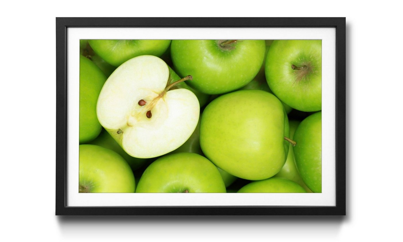 WandbilderXXL Bild mit Rahmen »Green Apples«, Wandbild, in 4 Größen erhältlich von WandbilderXXL