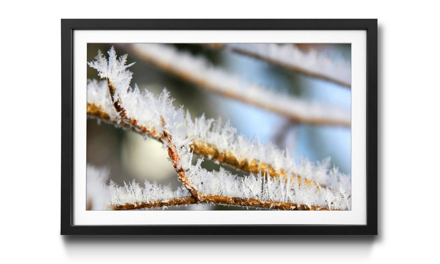 WandbilderXXL Bild mit Rahmen Wintertime, Winter, Wandbild, in 4 Größen erhältlich von WandbilderXXL