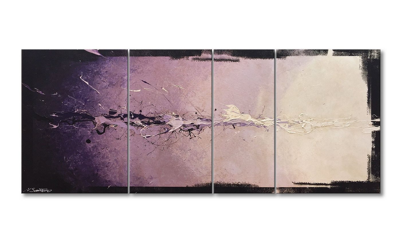 WandbilderXXL Gemälde Purple Dream 180 x 70 cm, Abstraktes Gemälde, handgemaltes Unikat von WandbilderXXL