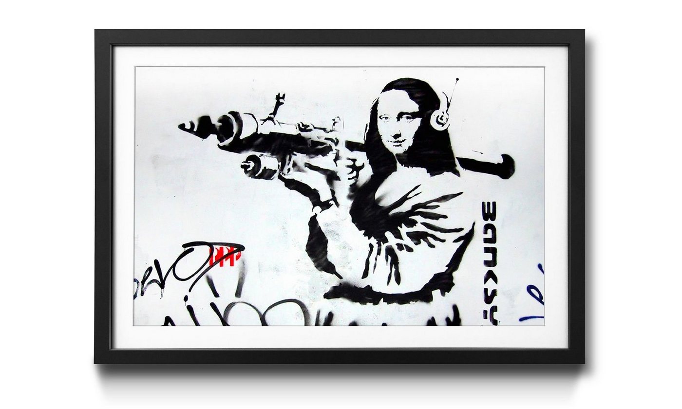 WandbilderXXL Kunstdruck Banksy No.1, Banksy, Wandbild, in 4 Größen erhältlich von WandbilderXXL
