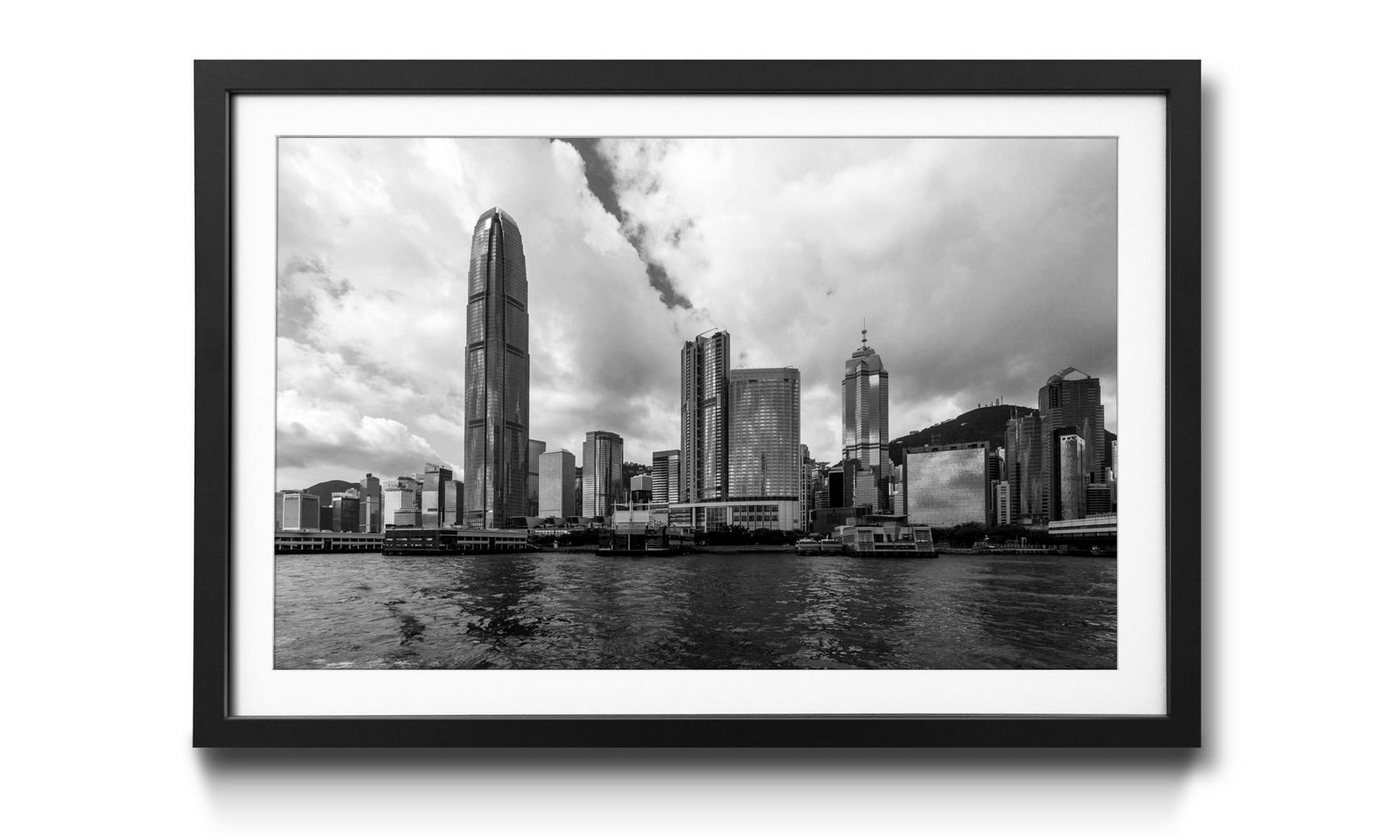 WandbilderXXL Kunstdruck Hong Kong Skyline, Städte, Wandbild, in 4 Größen erhältlich von WandbilderXXL