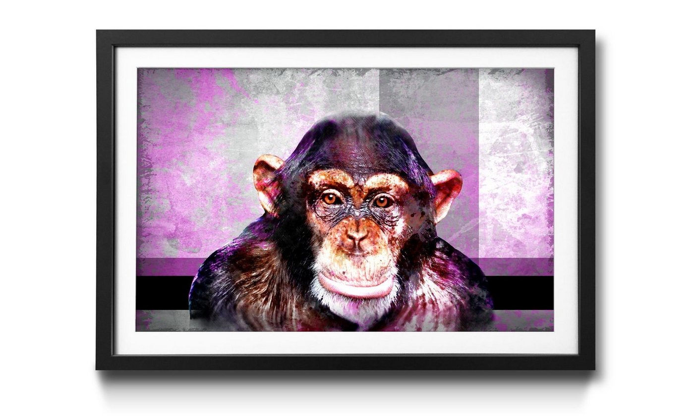 WandbilderXXL Kunstdruck Mr. Monkey, Affe, Wandbild, in 4 Größen erhältlich von WandbilderXXL