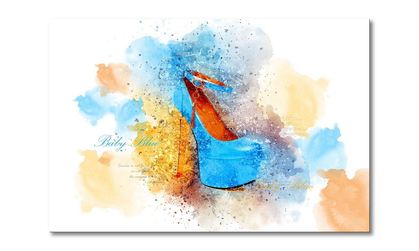 WandbilderXXL Leinwandbild Baby Blue, High Heels (1 St), Wandbild,in 6 Größen erhältlich von WandbilderXXL