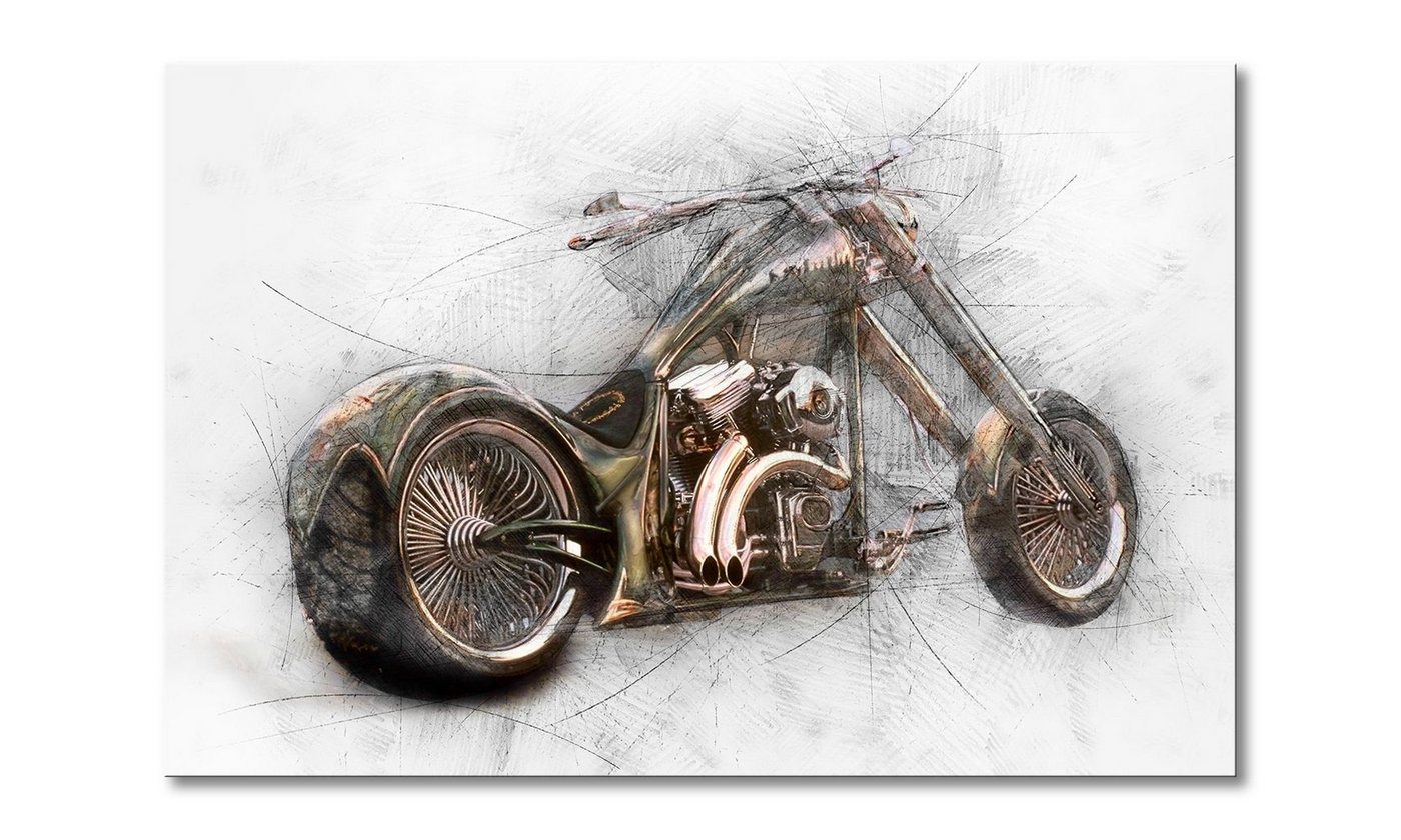 WandbilderXXL Leinwandbild Bad Bike, Auto (1 St), Wandbild,in 6 Größen erhältlich von WandbilderXXL