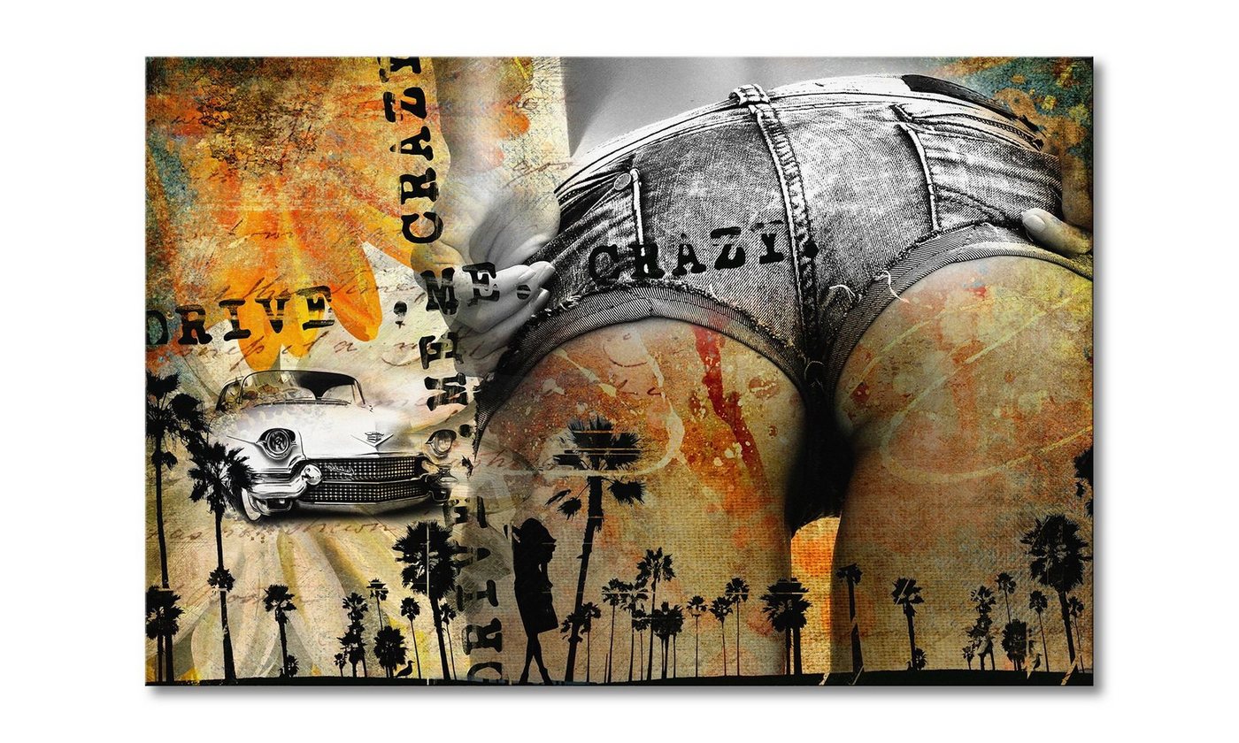 WandbilderXXL Leinwandbild Drive me crazy, erotisch (1 St), Wandbild,in 6 Größen erhältlich von WandbilderXXL