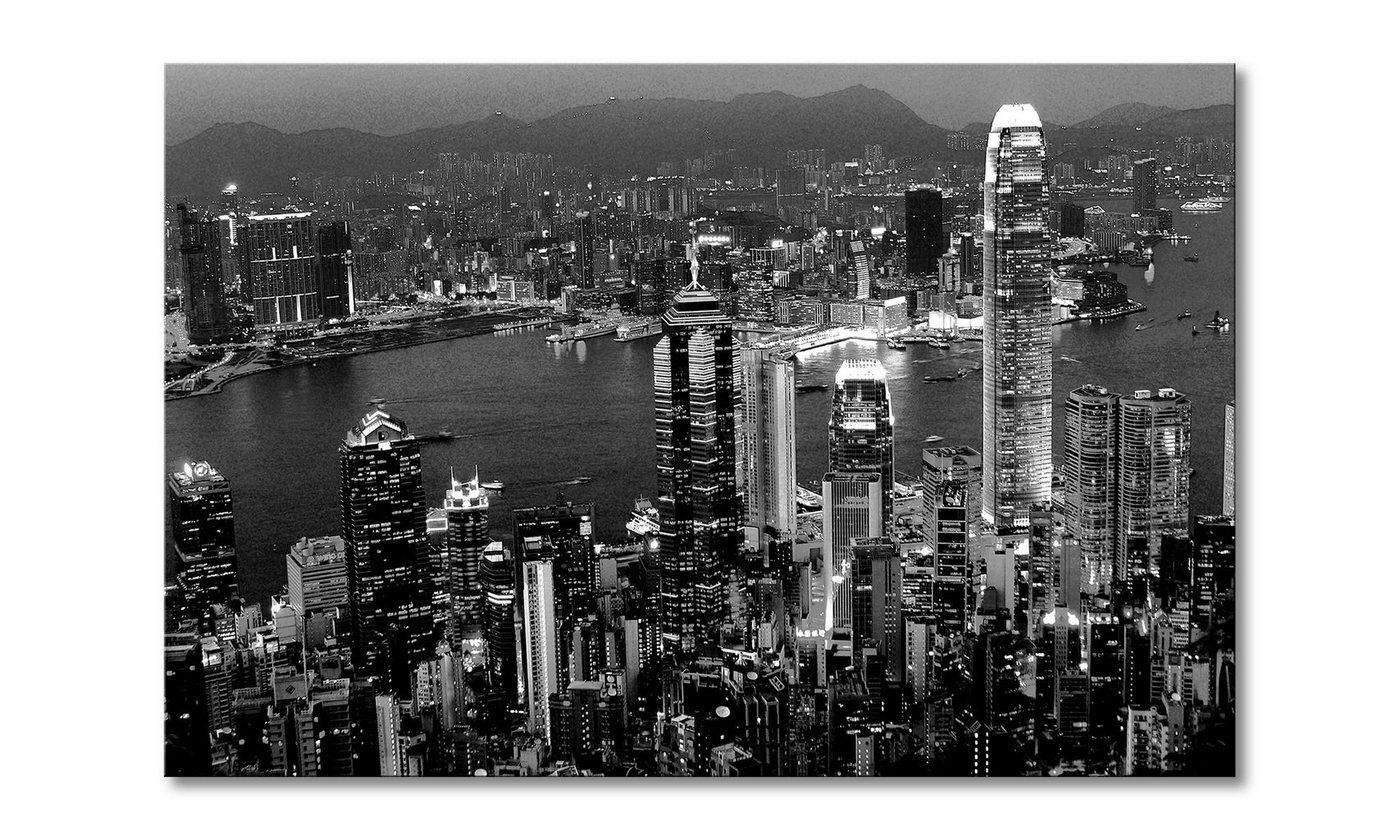 WandbilderXXL Leinwandbild Hongkong View, Hongkong (1 St), Wandbild,in 6 Größen erhältlich von WandbilderXXL