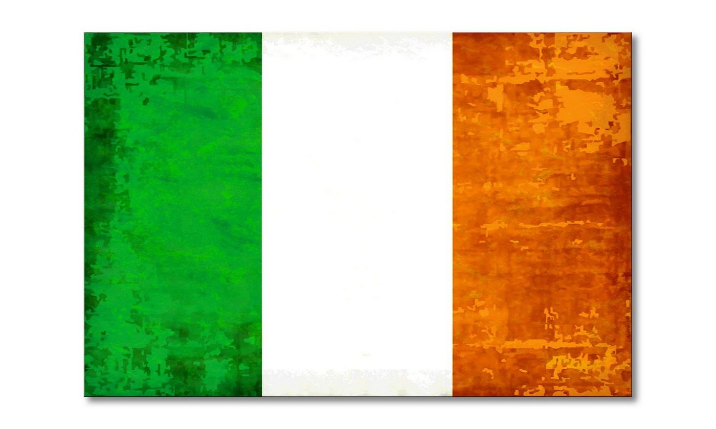 WandbilderXXL Leinwandbild Irland, Flaggen (1 St), Wandbild,in 6 Größen erhältlich von WandbilderXXL