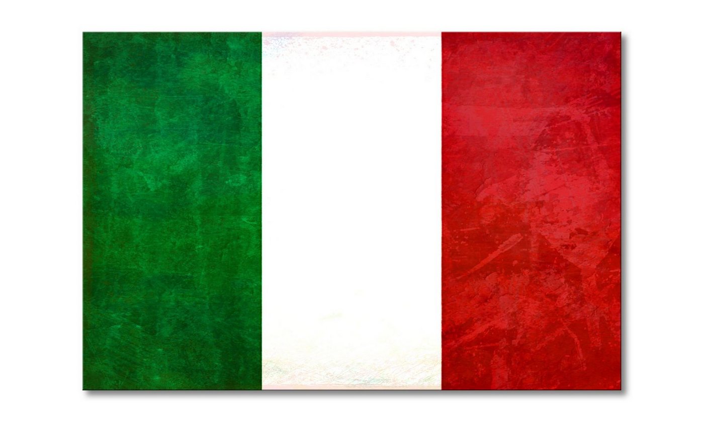 WandbilderXXL Leinwandbild Italien, Flaggen (1 St), Wandbild,in 6 Größen erhältlich von WandbilderXXL