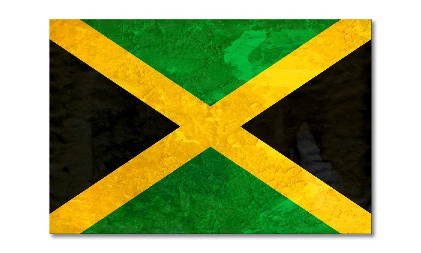WandbilderXXL Leinwandbild Jamaica, Flaggen (1 St), Wandbild,in 6 Größen erhältlich von WandbilderXXL