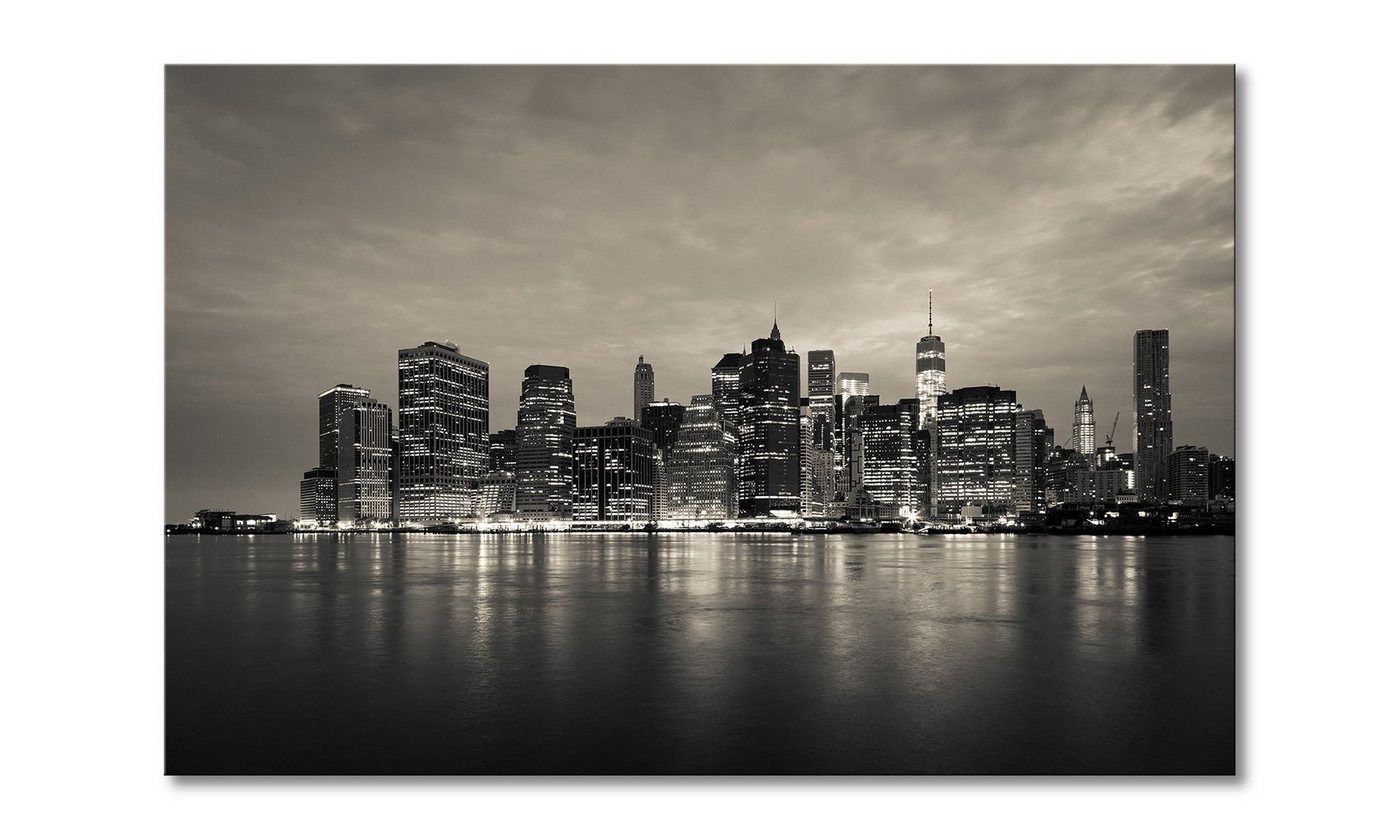 WandbilderXXL Leinwandbild Manhatten Skyline, New York (1 St), Wandbild,in 6 Größen erhältlich von WandbilderXXL