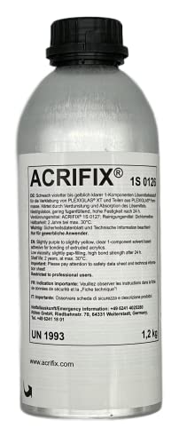 ACRIFIX® 1S 0126 Acrylglas-Kleber PMMA Evonik Röhm 1-K Lösemittel-Klebstoff farblos 1S0126 Kunststoffkleber Polycarbonat von Wandbreite