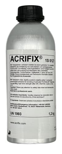 ACRIFIX® 1S 0127 Acrylglas-Kleber PMMA 1-K Lösemittel-Klebstoff farblos 1S0127 Kunststoffkleber Polycarbonat von Wandbreite