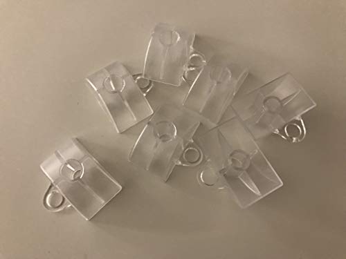 Abstandshalter Sinus Profil 76/18 Wellplatten 100 Stück transparent Lasche Kunststoff von Wandbreite