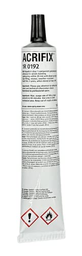 Acrifix® Reaktionsklebstoff 1-K Polymerisations Klebstoff klare Naht- und Flächenverklebung von PLEXIGLAS® und Acrylglas (Acrifix 1R0192-100g) von Wandbreite