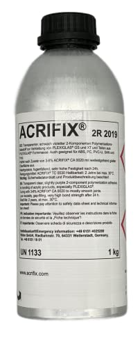 Acrifix® Reaktionsklebstoff 1-K Polymerisationsklebstoff klare Naht- und kleine Flächenverklebungen von farblosem PLEXIGLAS® und Acrylglas (Acrifix 2R2019) von Wandbreite