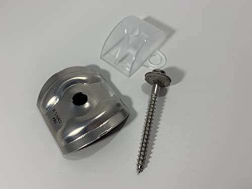 Befestigungs-Set aus Kalotten Abstandhalter Spenglerschrauben Sinus Profil Wellplatten (Sinus Profil 76/18, Kalotte | Abstandhalter | Schraube 4,5x60mm) von Wandbreite