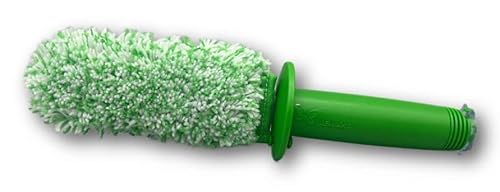Jemako Clean Stick Plus 15 cm grüne Faser - der ideale Helfer bei Verschmutzungen in Ecken, Spalten und kleinsten Öffnungen Auto- und Motorradfelgen Gartenzäune Vordächer (CleanStick Plus 15cm) von Wandbreite