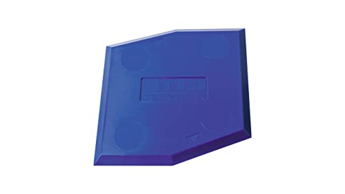 Otto-Chemie Glättspachtel Abzieher mit umlaufender Abziekante für Silikon- und Acrylfugen Glasfalzversiegelung (Glättspachtel blau) von Wandbreite