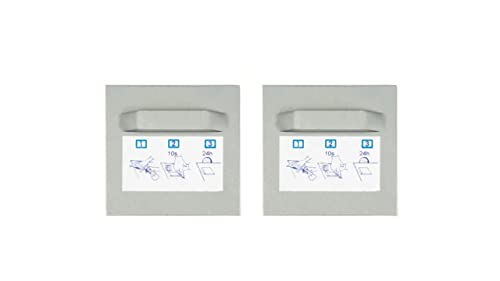 Selbstklebendes Befestigungsset Bilderhalter Spiegelhalter Dibond-Aufhänger Haftbleche (2x Halter, 70x70mm) von Wandbreite