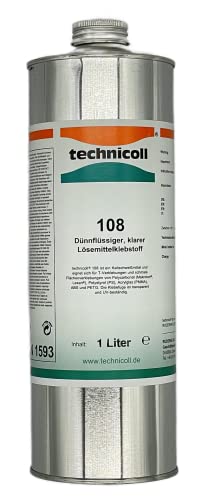 Technicoll 108 PC-Kleber PVC-Klebstoff Lösemittel-Kleber Polycarbonat Kunststoffkleber Acrylglas PMMA Technicoll 108 PC-Kleber PVC-Klebstoff Lösemittel-Kleber Polycarbonat Kunststoffkleber Acrylglas PMMA von Wandbreite