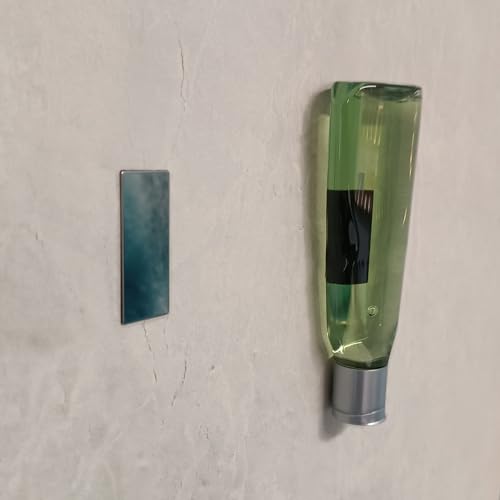 Wandbreite Clip - Magnetische Wandhalterung für Shampoo Duschgel Spülmittel in Dusche Bad Küche (Klebeplättchen einzeln) von Wandbreite