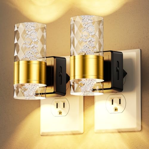 LED Nachtlicht 2er-Set, dimmbar mit Lichtsensor, 3000K warmweiß Steckdosenlampe, Acryl Nachtleuchte für Steckdose, 0–100 lm – ideales Nachtlicht für Kinderzimmer, Flur & Bad LED Nachtlicht 2er-Set, dimmbar mit Lichtsensor, 3000K warmweiß Steckdosenlampe, Acryl Nachtleuchte für Steckdose, 0–100 lm – ideales Nachtlicht für Kinderzimmer, Flur & Bad von Wandefol